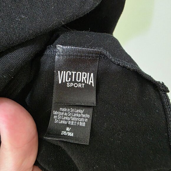 Victoria’s Sport Women’s Black Bodysuit – Size M – Scoop Neck One Piece - Picture 7 of 7